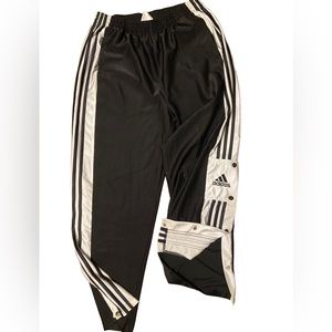 Vintage Adidas button side track pants